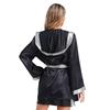 Dames Boksuitrusting Vierdelige Set Tanktop Cover-up Badjas Rok Riem Sport Thema Halloween Kostuum
