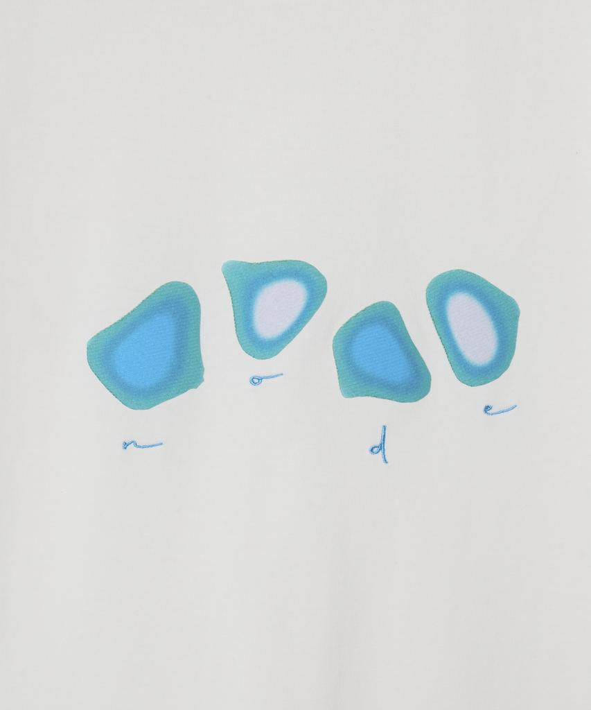 NODE LABS Dev:11 Flocking Graphic Short Sleeve T-Shirt_White