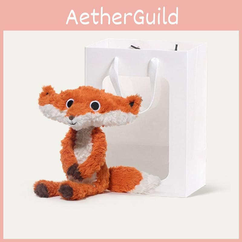 Adorable 38cm Dewar Fox Plush Toy Soft Stuffed Animal Cute Birthday Gift For Girls