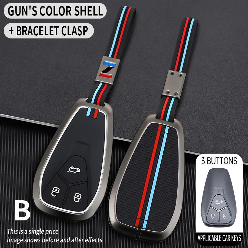 Auto Smart Key Fob Cover Case Protective Remote Fit For Skyworth Ev6 Skywell Et5 Ht-I Hti Imperium Sev Elaris Beo Phev Auto Key Fob Decoration