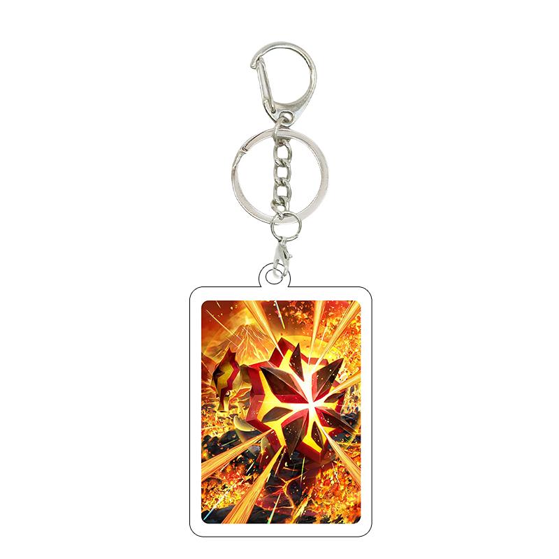 1pc Anime Charizard Mewtwo Gardevoir Cartoon Cool Game Characters Self Made Acrylic Keychain 5cm Pendant Decor Gifts Wholesale