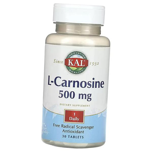 

Карнозин, L-Carnosine 500, KAL 30таб (72424019) 30tab