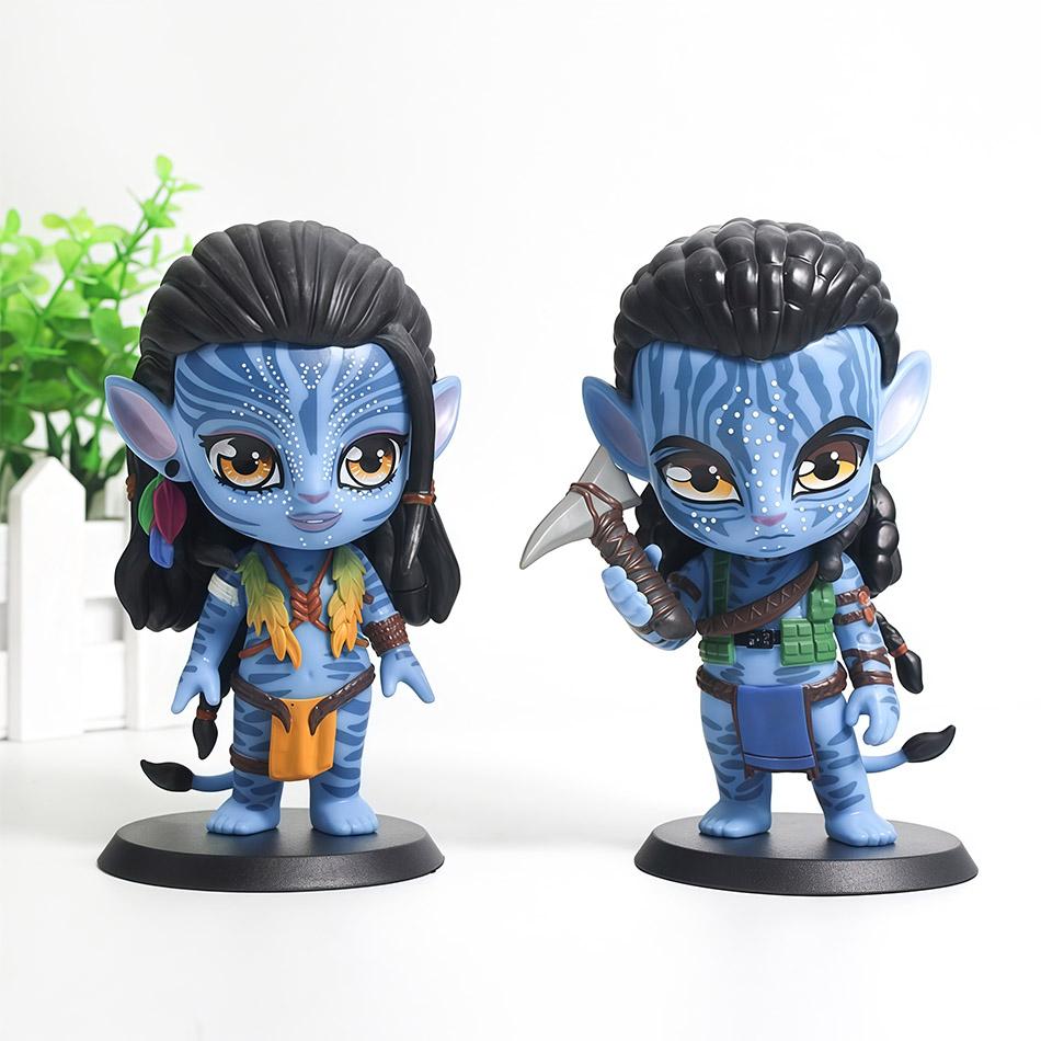 Avatar 2 Neytiri & Jake Sully PVC Figure Model Small Statues Collectibles Desktop Decorations Doll Models Decorations Gifts