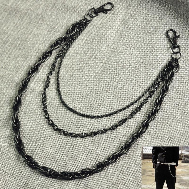 Rock Punk Pants Chain Waist Chain Wallet Chain Keychain Personality Male Hip Hop Style Antique Decoration Trend Accessories
