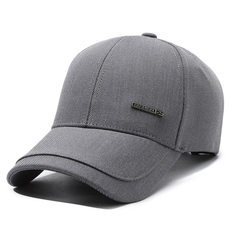 Мужская весенне-осенняя шляпа, бейсболка с козырьком для среднего и старшего возраста, спортивная кепка на открытом воздухе, шляпы с солнцезащитным козырьком, шляпа для рыбалки, козырек светло-серый