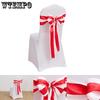 Universal Chair Printed Streamer Ribbon Ideal for Wedding Reception Restaurant Banquet Party Hotel Event Decoration Best for Christmas