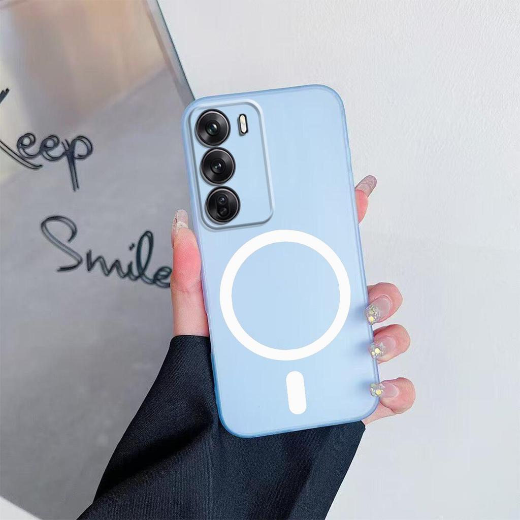Case for OPPO Reno12 Pro 5G,Reno12 5G Premium Magnetic Matte Phone Casing Protection Cover