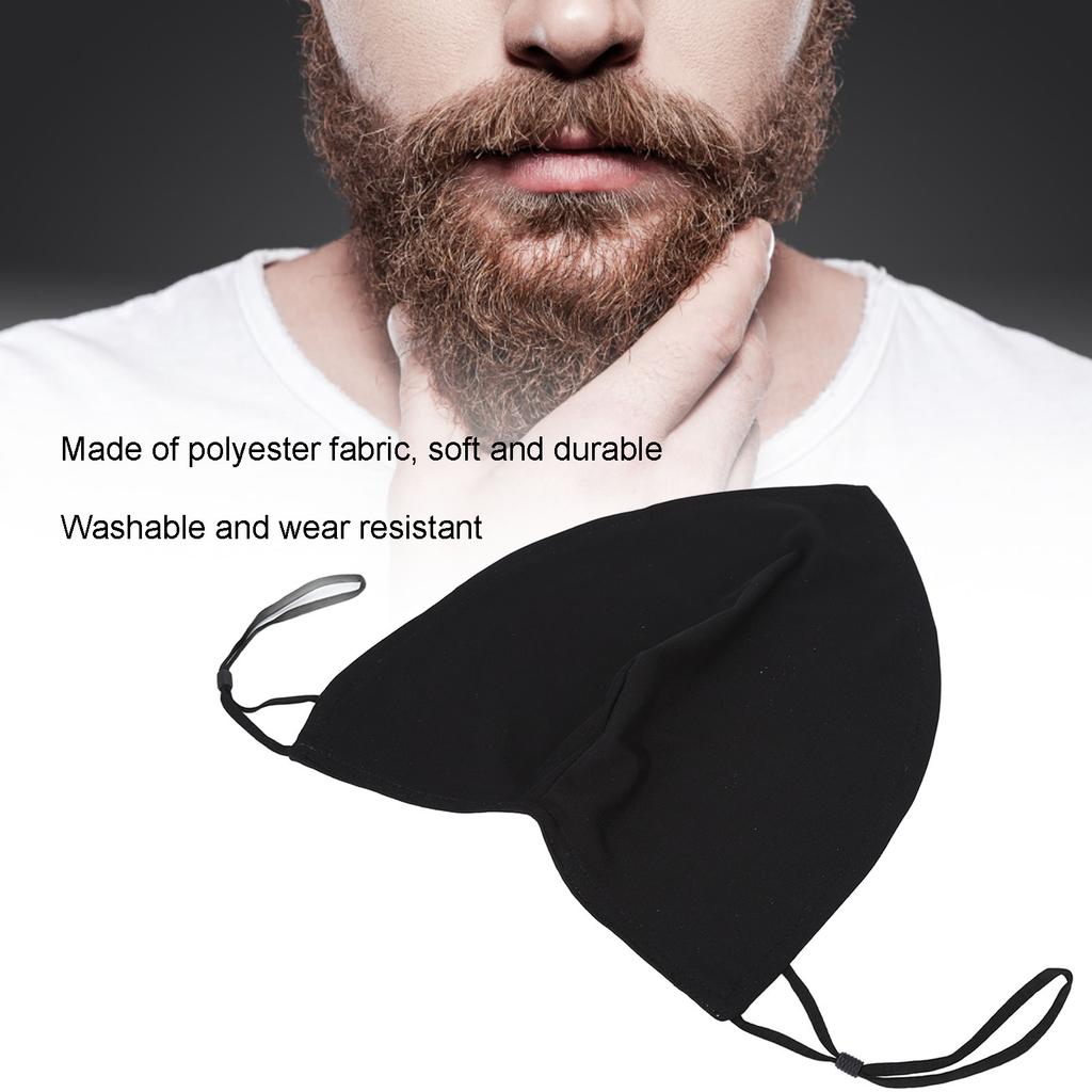 Beard   Ear Straps   Reusable Soft Breathable Beard Windproof Smudge Resistant Cleaning Protective Mask