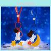 Miffy Night Party Keychain With Resin Material And Cute Cartoon Design For Gift Lovers