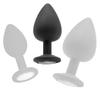 Diamond Plug Large – 7 X 3.5 Cm Black - Ouch! - Anal Jewelry