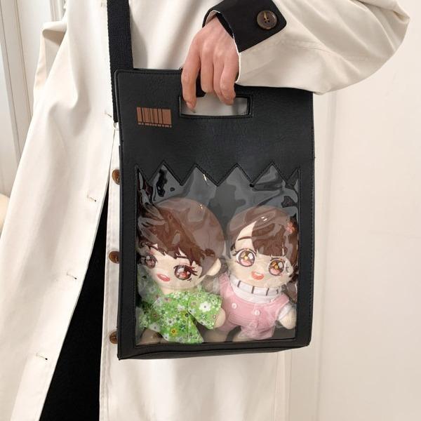 Campus outing bag handbag Korean style cute doll pain bag ins wind two-dimensional student handbag