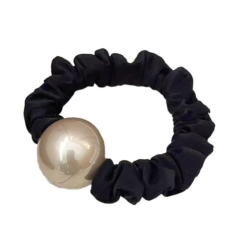 Luxurious French Pearl Hair Tie for Women - Versatile, Retro, and High Elasticity Hair Band