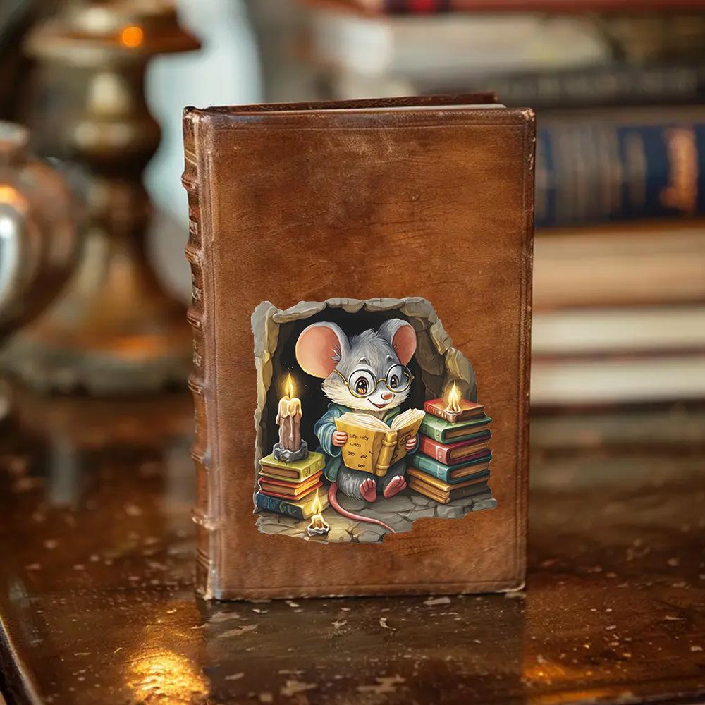 The Creative and Diligent Little Mouse Hole Can Freely Stick Home Decoration Wall Stickers