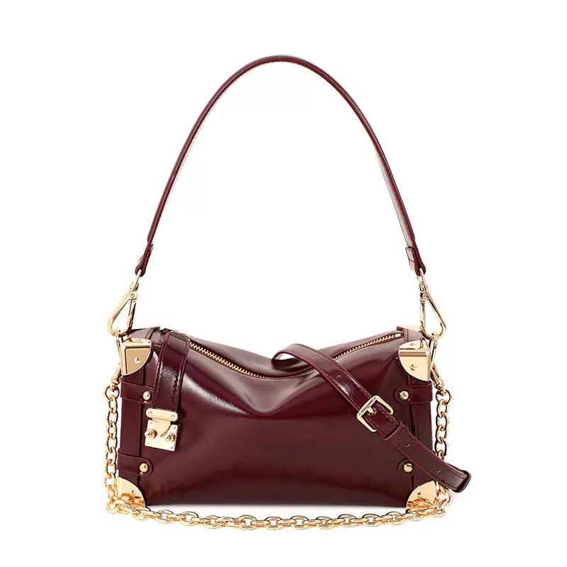 2025 Damen Retro Weiche Leder Unterarmtasche - Neu Herbst/Winter Crossbody & Schulterstil