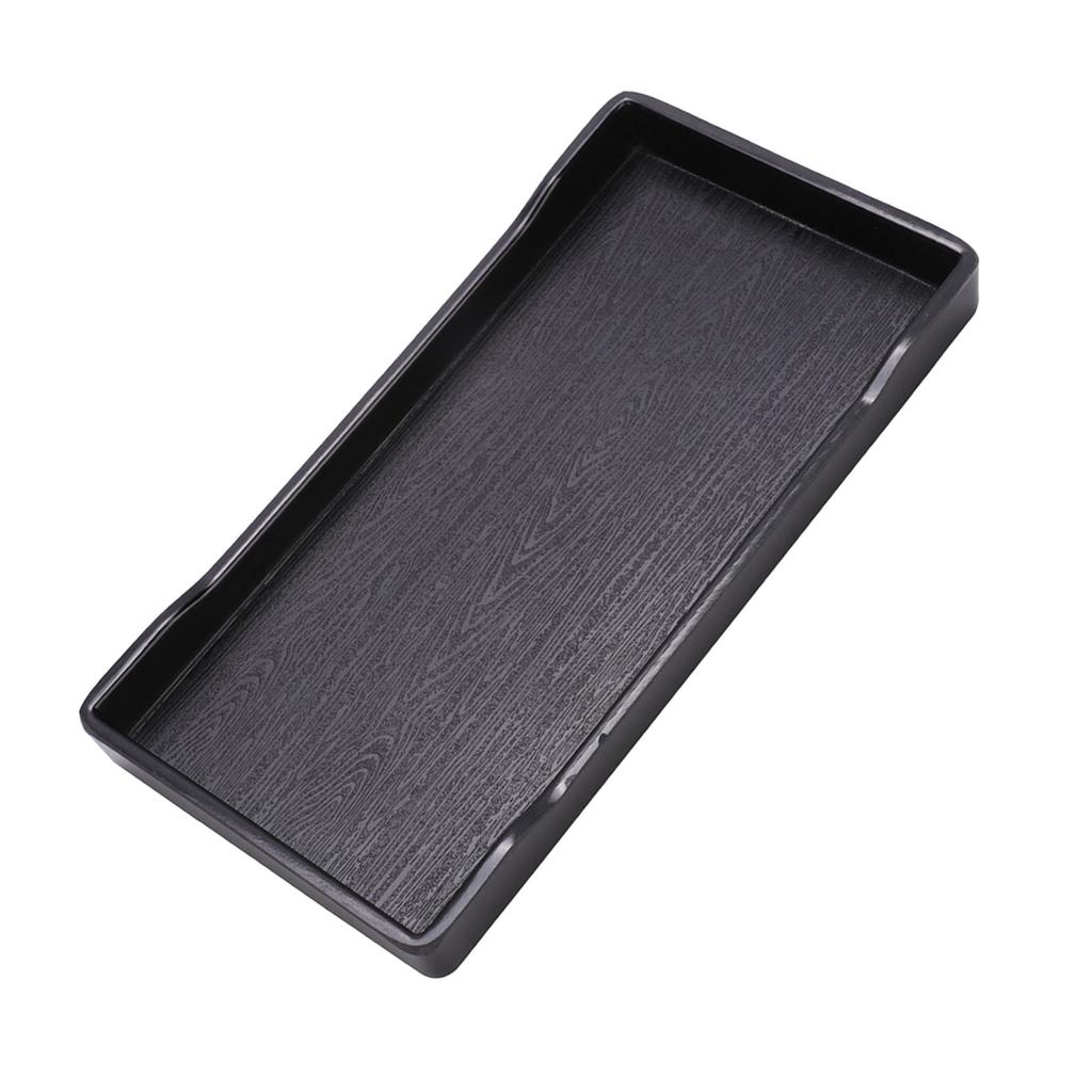 Plastic Anti Slip Climb Pet Tortoise Chameleon Lizard Square Drinking Food Feeder Dish(Black)