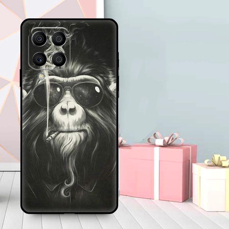 Cartoon Monkey Case For Samsung Galaxy M56 M52 M32 M53 M16 M11 M21 M31 M35 M12 M13 M14 M15 M36 M55 M34 M54