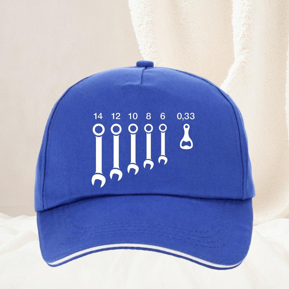 Schraubenschlüssel Schraubenschlüssel Bierflaschenöffner Werkzeuge Baseballkappe Verstellbar Unisex Sportmützen Bierflaschenöffner Papa Werkzeug Mütze