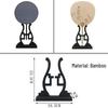 Folding Round Fan Holder - Classical Chinese Wedding & Palace Display Stand