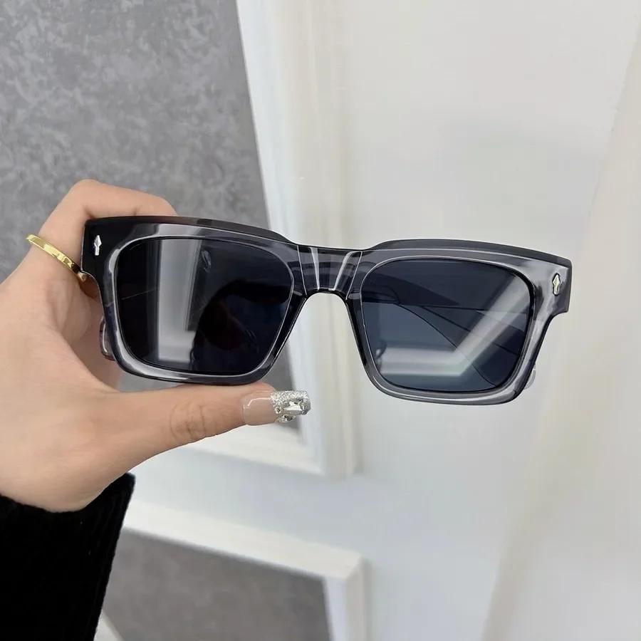 Designer Brand Square Sunglasses Women Men Colorful Cat Eye Frame Sun Glasses Female Mirror Colors Cool Fashion
