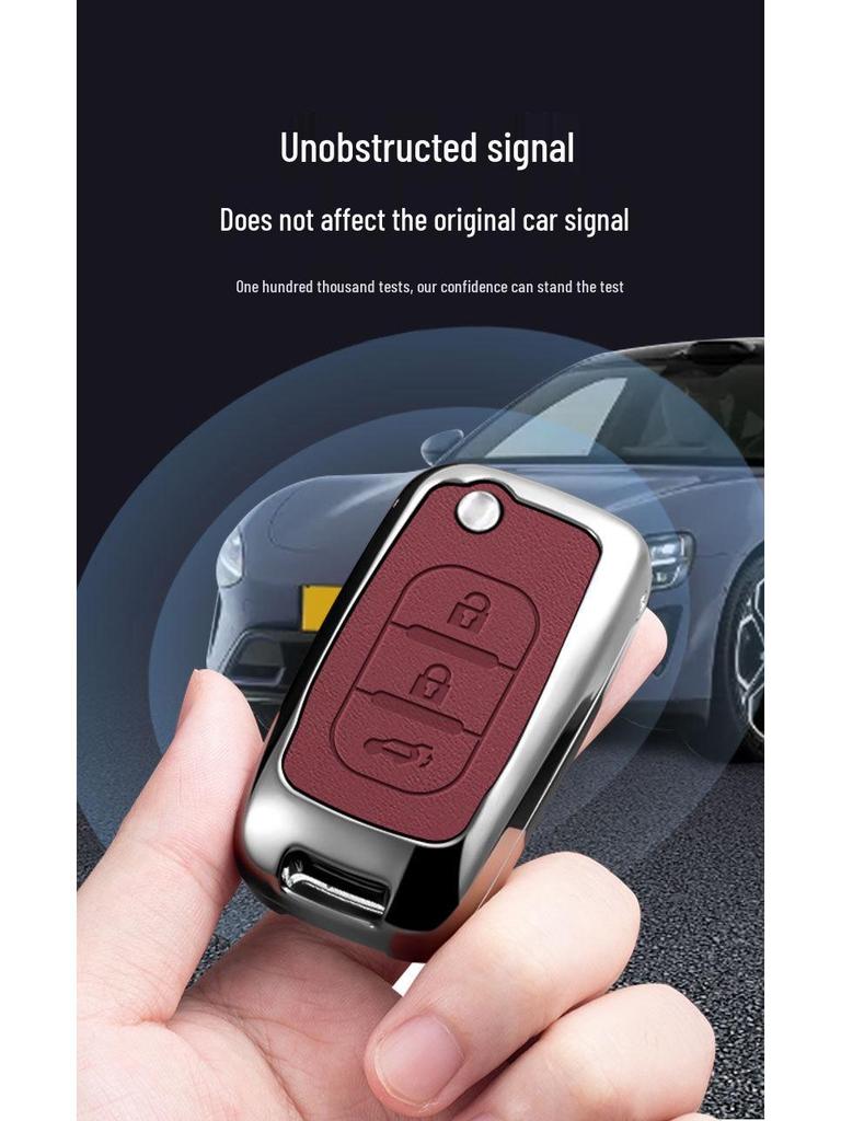 High-End Protective Key Case for Lada - Fashionable and Durable Cover with Buckle