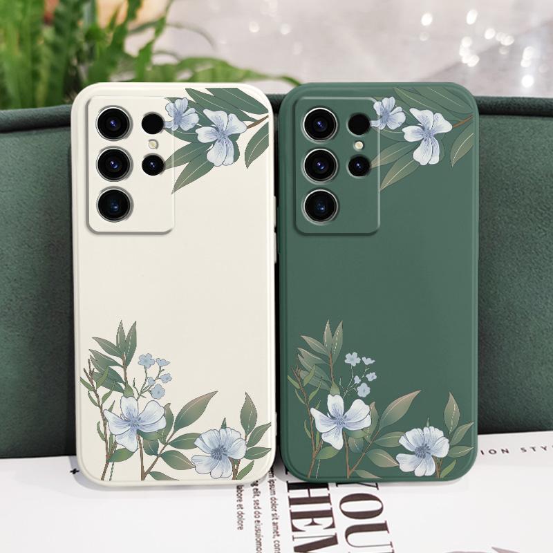 Encounter Flowers Phone Case For Samsung Galaxy S26 Plus Ultra Silicone Cover