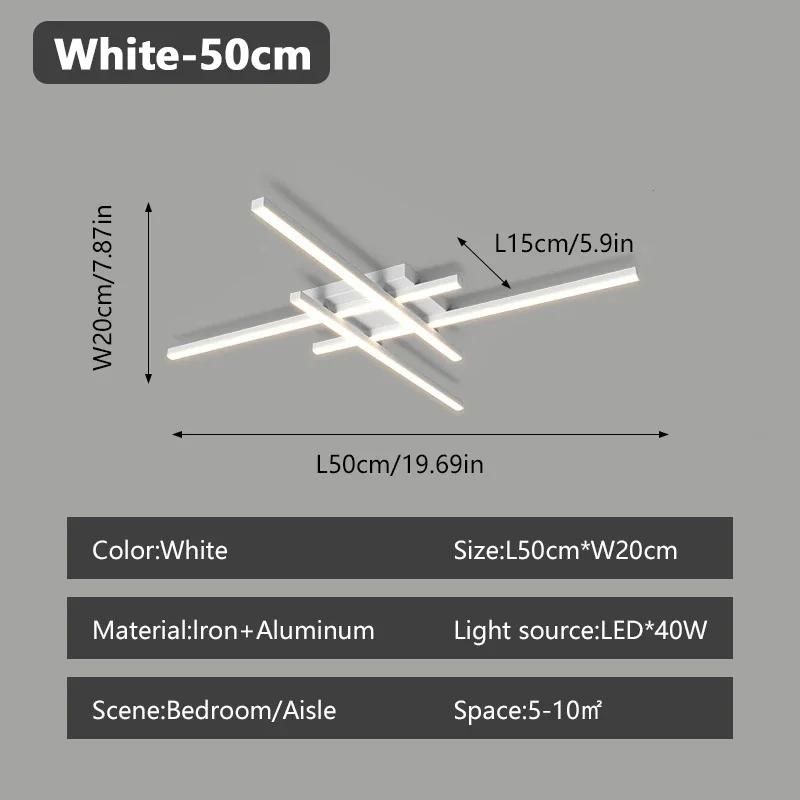 Nordic Ceiling Light LED Modern Ceiling Lamp Long 30/40/50CM Lamp For Living Room Bedroom Dining Home Decor Led Lighting Fixture