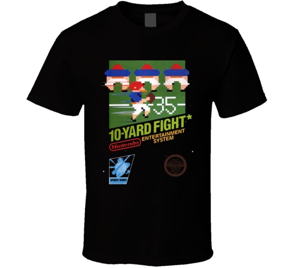 10 Yard Fight Nes Classic Black Box Video Game T Shirt Unisex T-Shirt XL