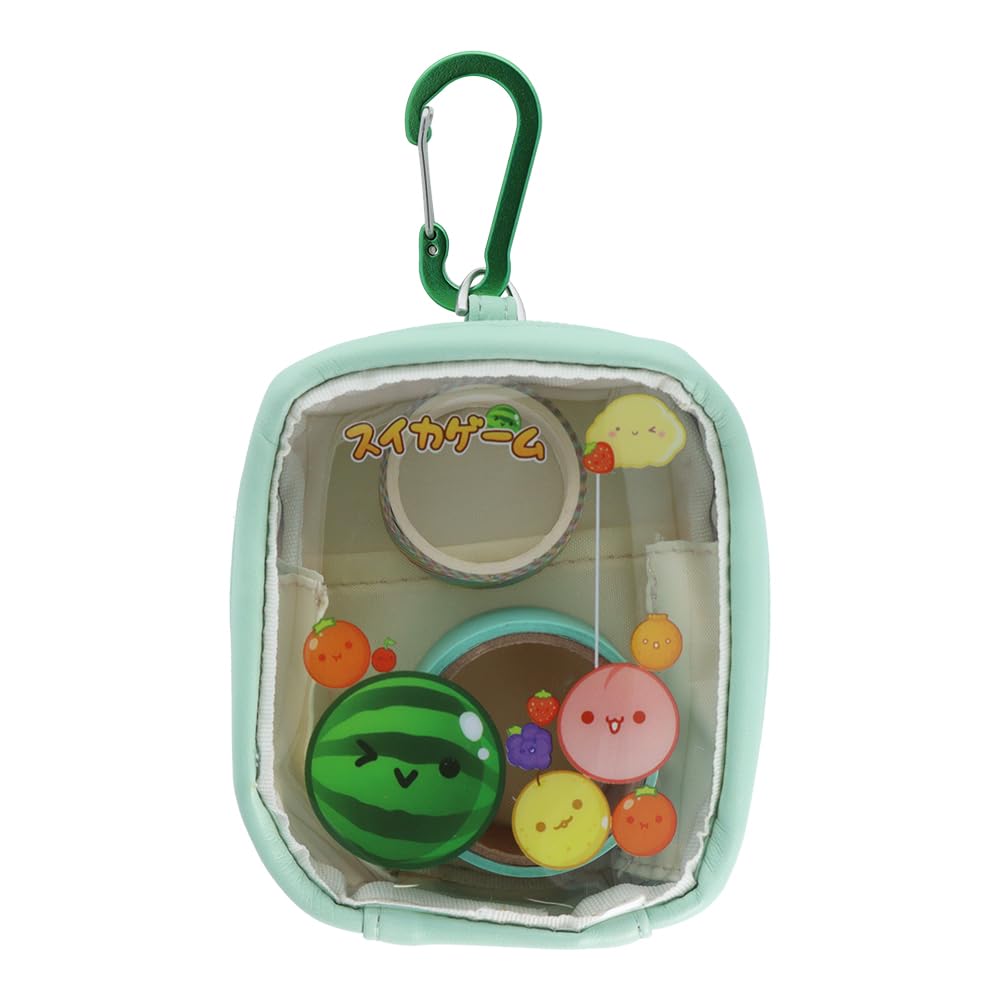 Stationery Watermelon Game Pattern S2331870 Sun-Star Pouch, Mini, A,
