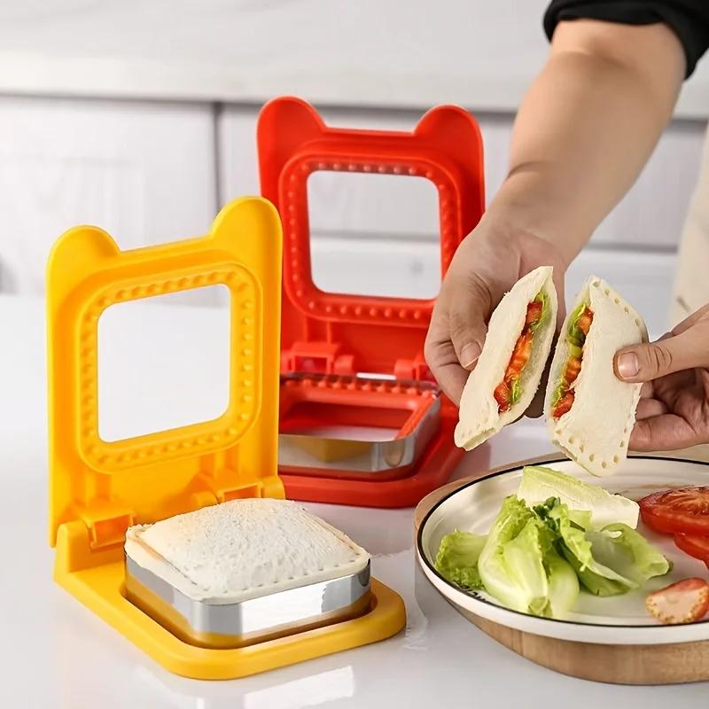 Damaly,Multi-functional Stainless Steel Sandwich Cutter, A DIY Kitchen Baking Tool for Both Home and Commercial Use.