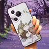 For Oneplus 8 Pro / 9 Pro / 10 Pro Case 3D Flower Relief Silicone Emboss Covers for Oneplus 10 Pro Case Protective Soft Cartoon