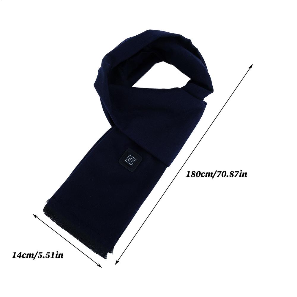 

2025 Новый USB-шарф с подогревом, 3 температурных режима, электрическая грелка для шеи, для мужчин и женщин, для улицы зимой, для поездок на работу, для офиса, для дома