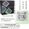 Waterproof Bath Thermometer and Hygrometer with LCD Bath Temperature and Bath Thermometer and Heatstroke or Suction for Shower Clock, Display,