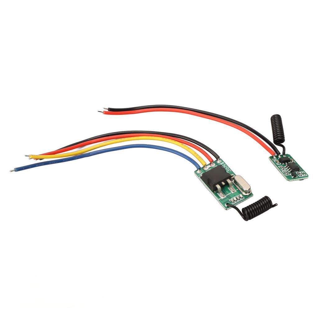43300CMHz RF Remote Control RF Transmitter and Receiver Wireless RF Transmitter Receiver Board for Lrning with 100m Range 6V-36V R