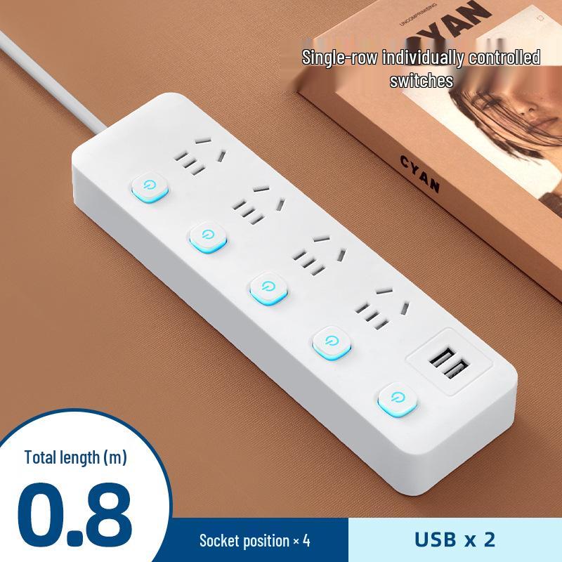 Prelungitor multifuncțional Xiaomi Home cu porturi USB și cablu de extensie