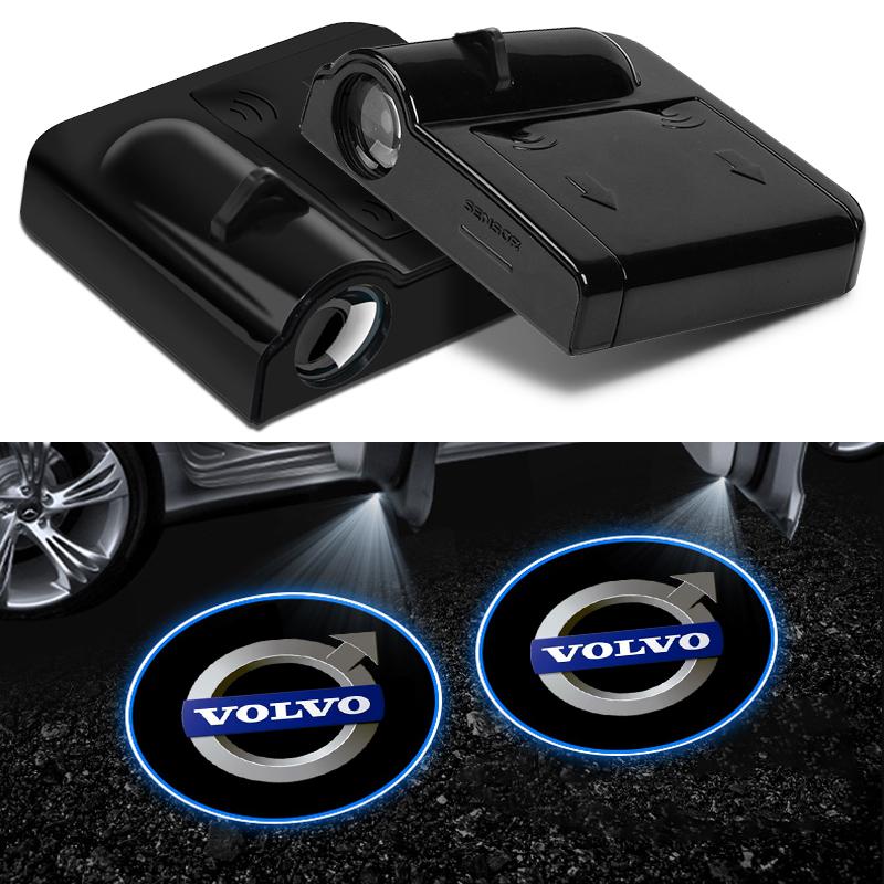 

1/2Pcs LED Welcome Light Car Door Projector Lamps Car Styling For Volvo Rdesign XC90 S60 XC60 V70 S80 S40 V50 V40 V60 C30 S70