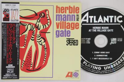 CD HERBIE MANN  Herbie Mann At The Village Gate Pe AMCY1162 EASTWEST 1998 Japan Obi Jazz Used