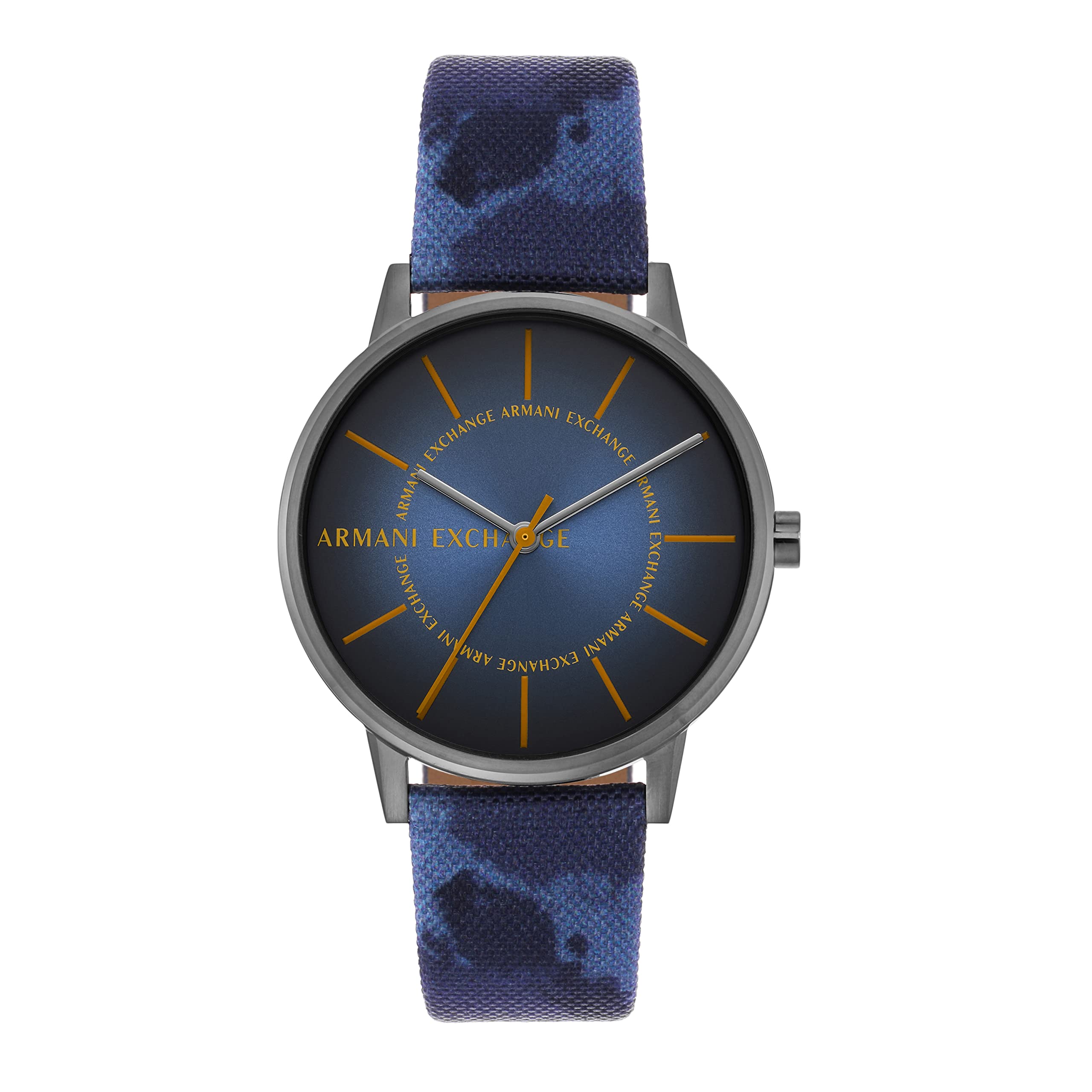 Armani Exchange Синие часы с тремя стрелками из rPET