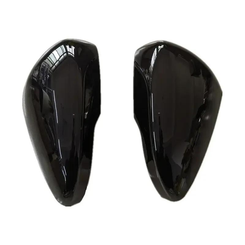 For US Ford Focus MK4 - Rearview Side Mirror Cover Wing Cap Sticker Exterior Door Rear View Case Trim Carbon Fiber Look