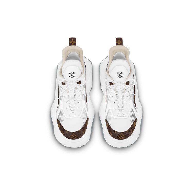 Louis Vuitton Archlight 2.0 Low Top Sports Casual Shoes Women's White Brown 1ABHZN