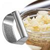 Multifunctional Manual Garlic Press Curved Garlic Grinder Slicer Stainless Steel Garlic Press Cooking Gadgets Kitchen Tool