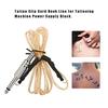 Transparent Heavy Duty Silicone Soft Tattoo Clip Cord for Tattoo Machines Power Supply Line