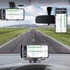 Armaturenbrett-Autotelefonhalter ABS Handy-Sonnenblendenhalter Auto-Rückspiegel-Telefonunterstützung 360-Grad-Drehung Zubehör
