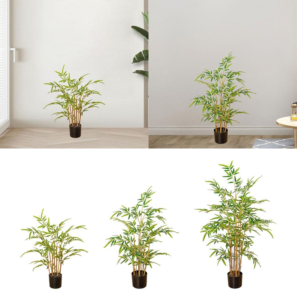 Künstlicher Bambusbaum Fake Baum für Innen Außen Wohnzimmer Schreibtisch