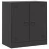 VidaXL Buffet noir 67x39x73 cm acier, armoire, armoire latérale, armoire de rangement, armoires, placard, buffet haut, 841673
