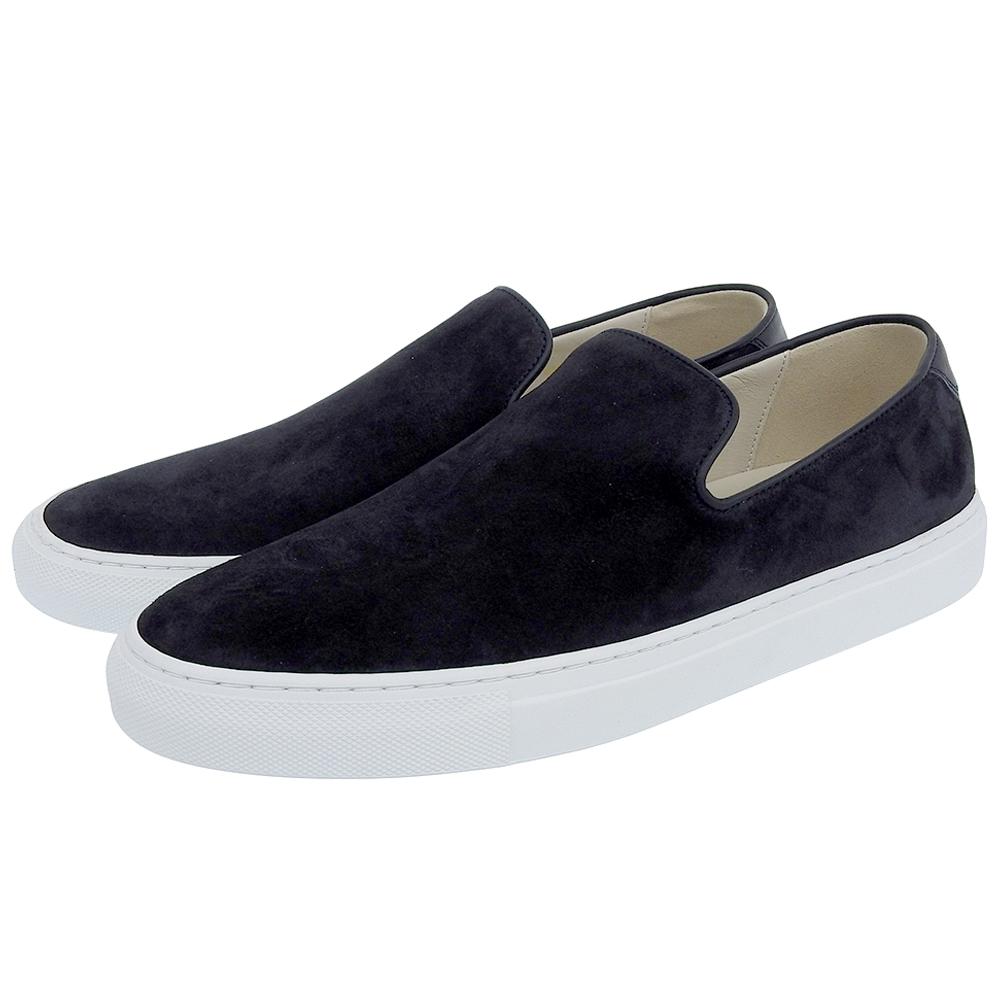 CQP JETTY Suede Slip-On Sneaker, Herren, Marineblau, Größe 43 Schuhe 43 MarineblauGebraucht
