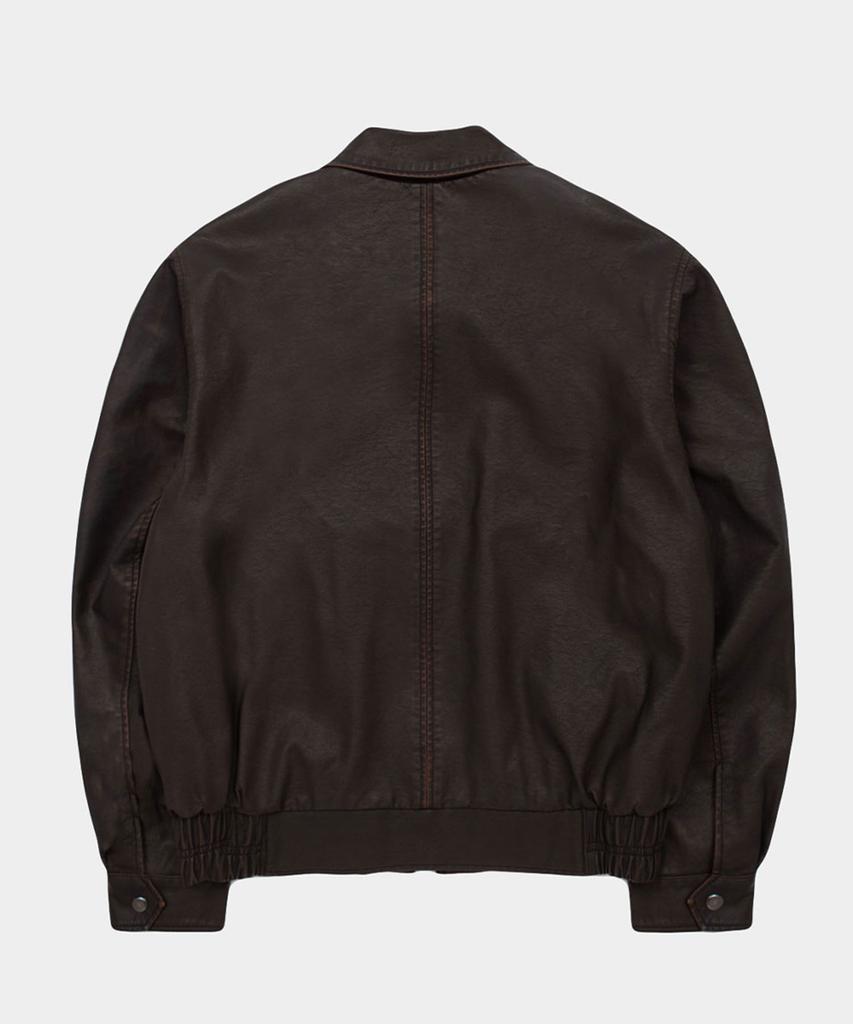 Dreamworld Vegan Leather Vintage Washed Leather Jacket