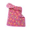 Dog Blanket Cute Claw Prints On Pink Thermal Soft Fiber Comfortable Cat Sleep Blanket for House