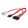 Sata Slimline Adapter - Sata Molex Akyga Ak-Ca-45 CD DVD Drive Signal Cable