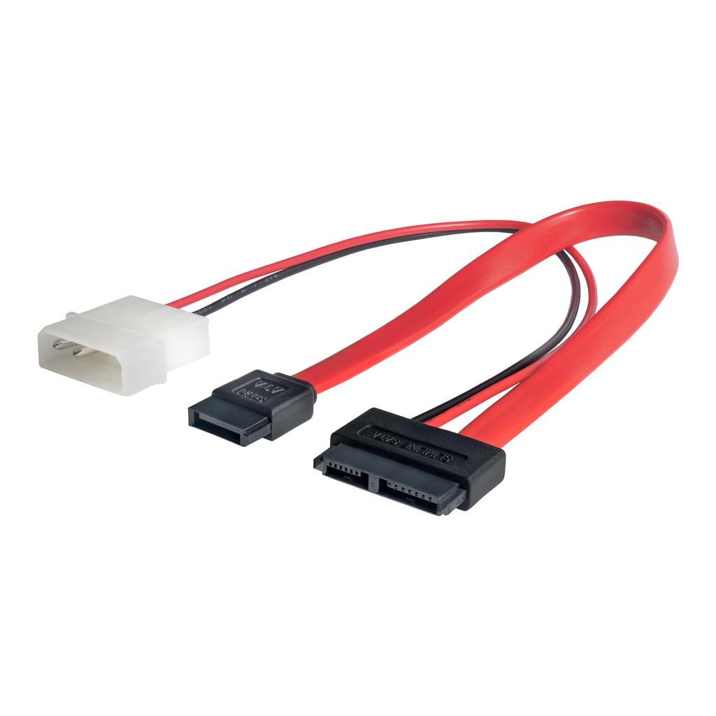 Sata Slimline Adapter - Sata Molex Akyga Ak-Ca-45 CD DVD Drive Signal Cable