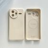 Premium liquid silicone is suitable for Xiaomi 17ProMax magnetic mobile phone case, Redmi K90 fine hole solid color sheath.